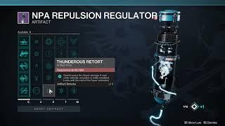 Season of the Deep Artifact - All Perks & Mod Unlocks Preview (NDA Repulsion Regulator) [Destiny 2]