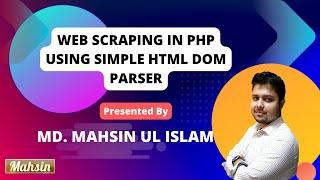 Web Scraping in PHP Using Simple HTML DOM Parser