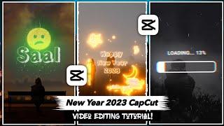 Happy New Year 2023 Video Editing CapCut | Happy New Year 2023 Lyrics Video Edit In CapCut