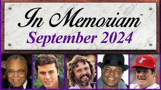 In Memoriam September 2024: Famous Faces We Lost in September 2024