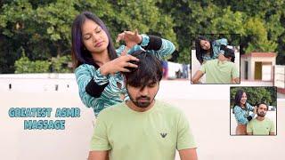 Greatest ASMR Head Massage By Aishwarya Ep.7 | Neck, Back, Hands and Ear Massage | PureMassage