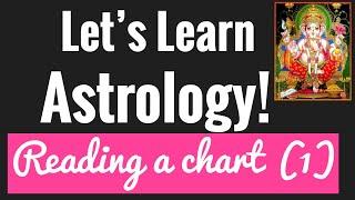 Learn Astrology! 4. READ A CHART! Rising signs & Lord of Houses