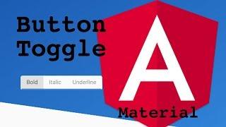 Angular Material Button Toggle