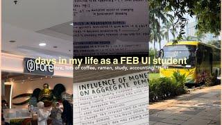 Uni diary ep.11 — days in my life as a FEB UI student ️