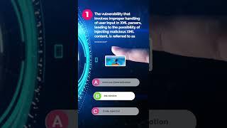 Vulnerability Question #3 #cybersecurity #security #tools #shorts #Quiz