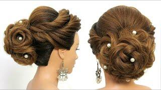 Wedding Bun Hairstyle For Long Hair