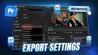 the BEST Render Settings for Music Video Exports in Premiere Pro (2024)