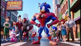 True Power Spiderman SHIN SONIC TAPES! Very Funny Story | Sonic The Hedgehog 3 Animation