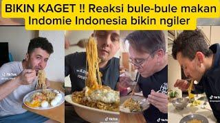 SERU BANGET !! Reaksi bule-bule makan Indomie