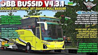 OBB BUSSID V4.3.1 TERBARU SOUND ETS2 HINO JET DARAT FULL BASURI | Grafik HD 4K Realistis | Bussid