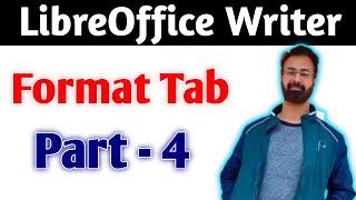 LibreOffice Writer Format Menu Tutorial in Hindi | Format Menu in Writer | Writer Format Menu|