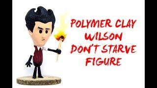 Wilson from DON'T STARVE - (POLYMER CLAY Speed Sculpting)