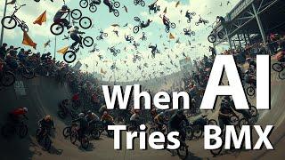 BMX Riders Defy Gravity! ‍️ Hilarious AI-Generated Tricks