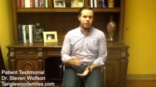 Houston Cosmetic Dentist Patient Review Dr Steven Wolfson