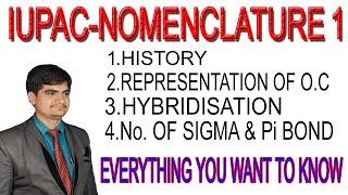 IUPAC Nomenclature 1 organic compounds History VFT representation of o c no. of sigma pi bond