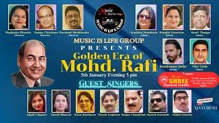 RODE'S SHREE MUSICAL STUDIO PRESENTS Golen Era of Mohd. Rafi