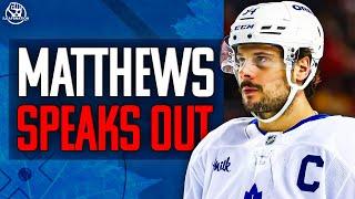 Auston Matthews SPEAKS OUT on Leafs Trade Deadline Approach | Time For Treliving to Make a Splash??