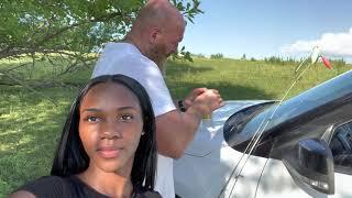 Doing country things, interracial couple Vlog