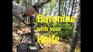 Batonng Your Knife - Hike and a Coffee Video