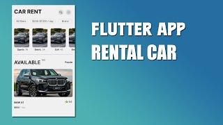 Rent Car App - Flutter UI - Speed Code