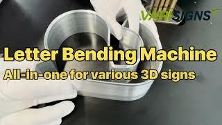 The Best Channel Letter Bending Machine for All 3D Signs Letters Making