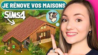 Je rénove VOS maisons | Spécial cabane abandonnée  LES SIMS 4