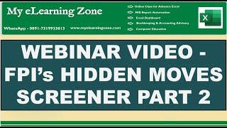 Webinar Video FPI's Hidden Move Screener Part 2