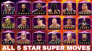 WWE Mayhem All 5 Star Super Moves 2023
