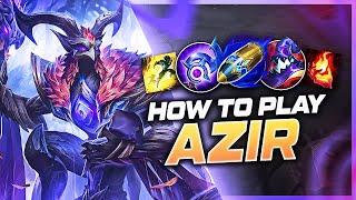 HOW TO PLAY AZIR SEASON 13 | BEST Build & Runes | Season 13 Azir guide | League of Legends