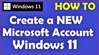 How to Create Microsoft Account Windows 11