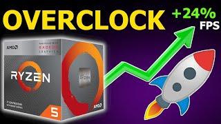 Ryzen 5 3400g Overclocking - Unlock FREE Performance!  A super easy tutorial w/ benchmarks