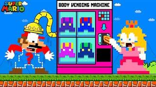 Peach Chooses Missing Body for Mario from Body Vending Machine | Game Animation