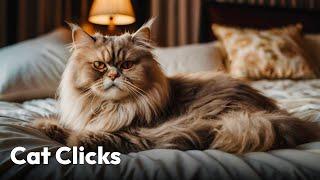 Cat Clicks - 4K Cat Slideshow with Calming Background Music | Beautiful Cats Compilation (EP 1)