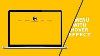 Menu With Hover Effect | CSS - JQUERY Tutorial