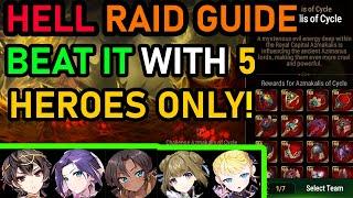 BEAT ALL HELL RAID WITH 5 HEROES EASILY! Mid-Player Guide Epic Seven Guide