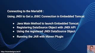 19 .Embedded Tomcat with JNDI