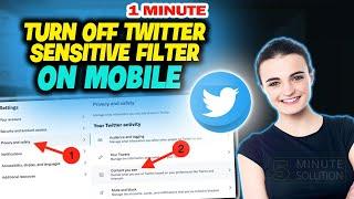 How to turn off twitter sensitive filter on mobile 2024 (Quick & Easy)