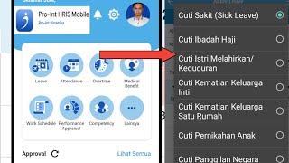 Cara Mengajukan Cuti Sakit Di Aplikasi HRIS Pro-Int 2024