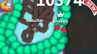 Snake Io SMITTEN VS LAMAR SNAKE CIRCLE TRAP IN MAPMost Epic Snake.io Gameplay Part 113