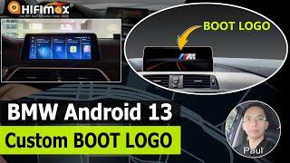 BMW Android 13 Custom BOOT LOGO | Add DIY Startup M LOGO to BMW Android 13 GPS Navigation screen