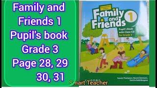 Ағылшын тілі 3-сынып Family and Friends 3 grade Pupil's book Page 28,29,30,31