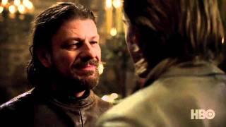 HBO's "A Game of Thrones" Ned and Jaime meet — TheOneRing.net