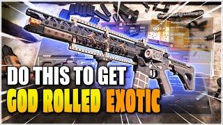 HOW TO GET GOD ROLLED EXOTIC St Elmos Engine in The Division 2
