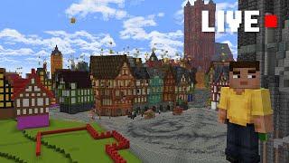 Help me build a Medieval City! | Minecraft Creative 1.20 LIVE