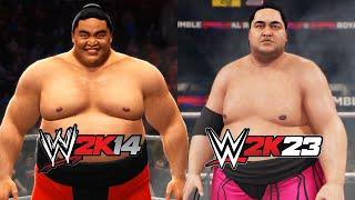 WWE 2K14 vs WWE 2K23 Detailed Comparison (Graphics,Physics & Visuals)