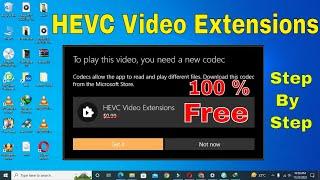 How To Install HEVC Codec on Windows 10/1 | HEVC Codec free Install .