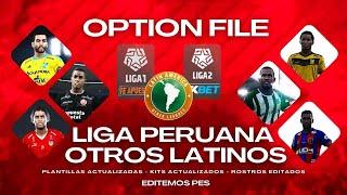 PES 2021 al 2024 Option File ps4 ps5 LIGA 1 Y LIGA 2 + OTROS LATINOAMERICANOS