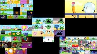 (+BFDIA 11) All BFDI Episodes Played At The Same Time, Synced To The Intro