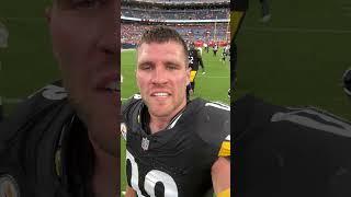 T.J. Watt thanks Steelers Nation after Steelers win over Broncos #steelers #nfl #shorts