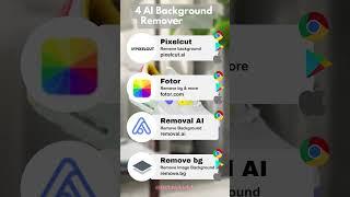 Unlocking 4 AI Tools for Image Background Removal #ai